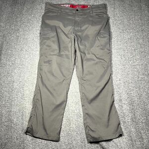 Wrangler Outdoor Hiking Pants Mens 40 x 30 Gray Stretch Fishing Travel Cargo